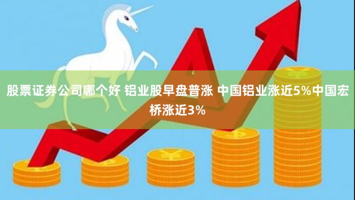 股票证券公司哪个好 铝业股早盘普涨 中国铝业涨近5%中国宏桥涨近3%